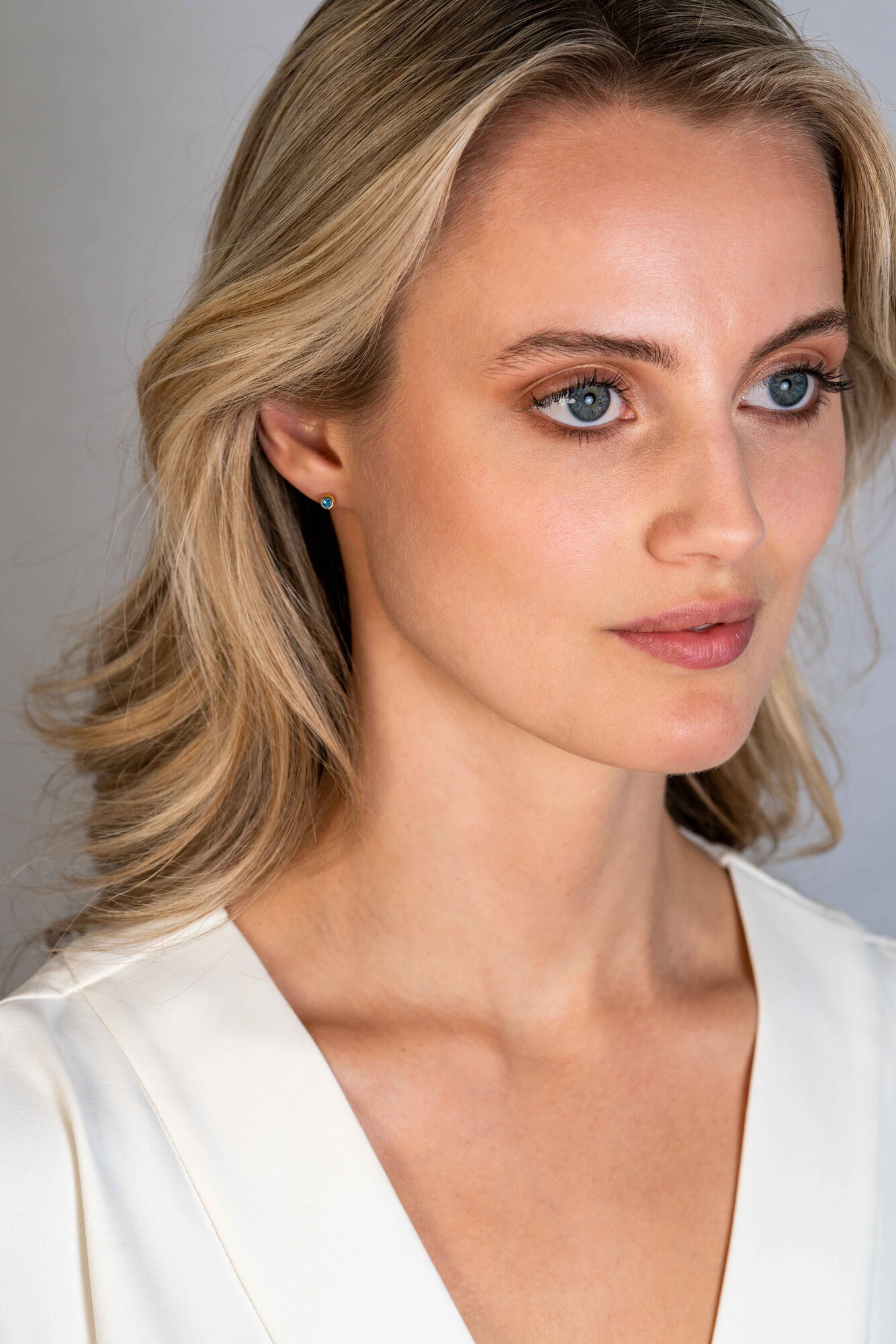 ZINZI zlv. oorkn. gg.verg.birthstones aquamarijn cz