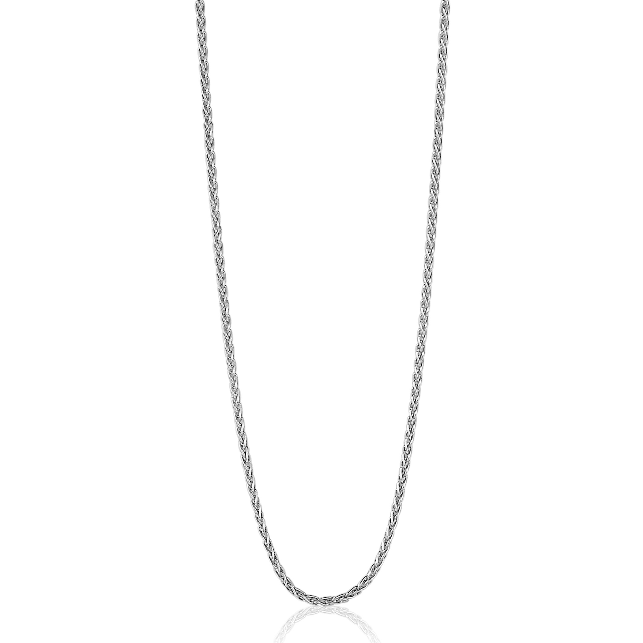 45cm ZINZI silberne Palmier Kette ZILC-P45