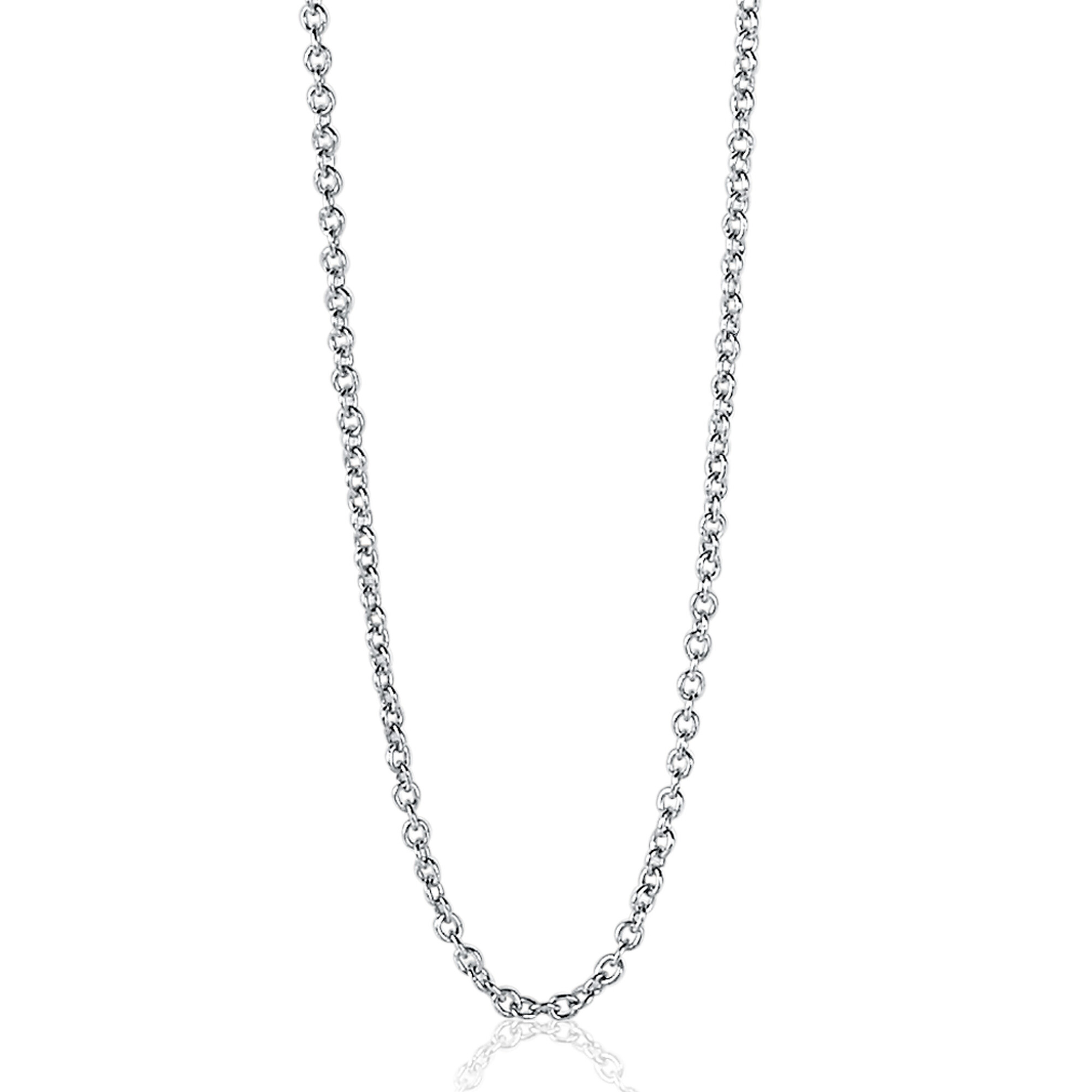 90cm ZINZI silberne Anker Kette ZILC-A90