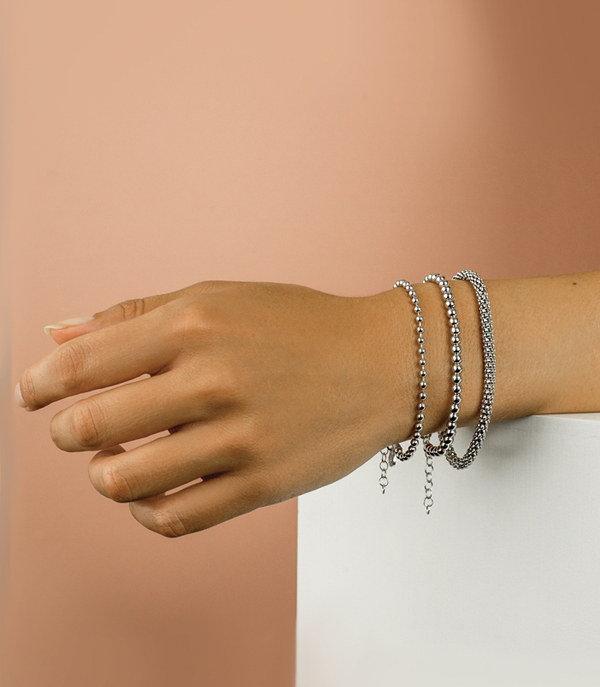 Zinzi silbernes Gliederarmband 4,5mm breit 19cm ZIA1057