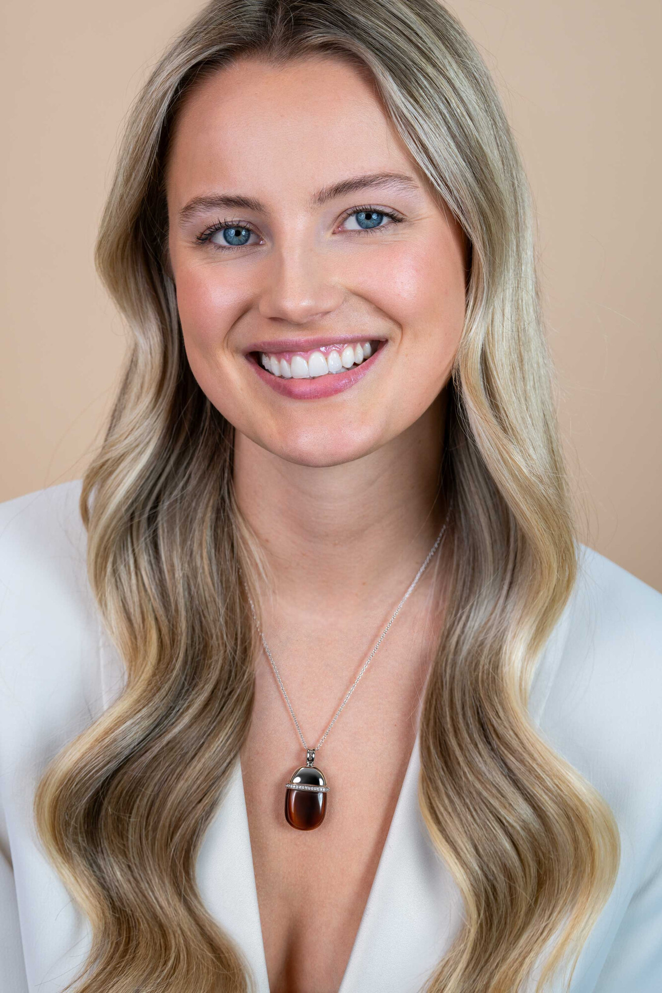 Zinzi silberner Anhänger braun ZIH794C