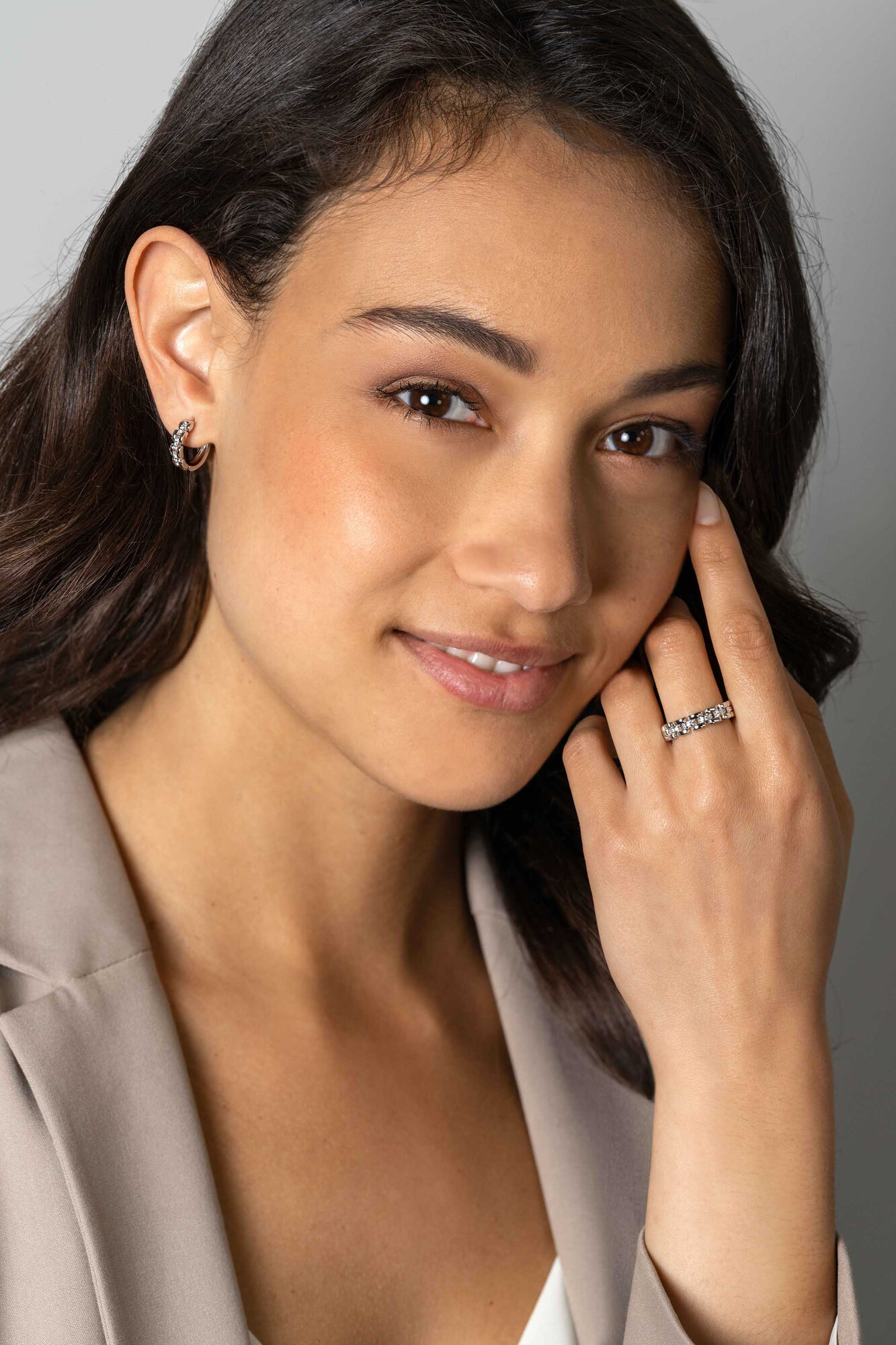 ZINZI zlv. ring rolex style met zirconia's mt.62