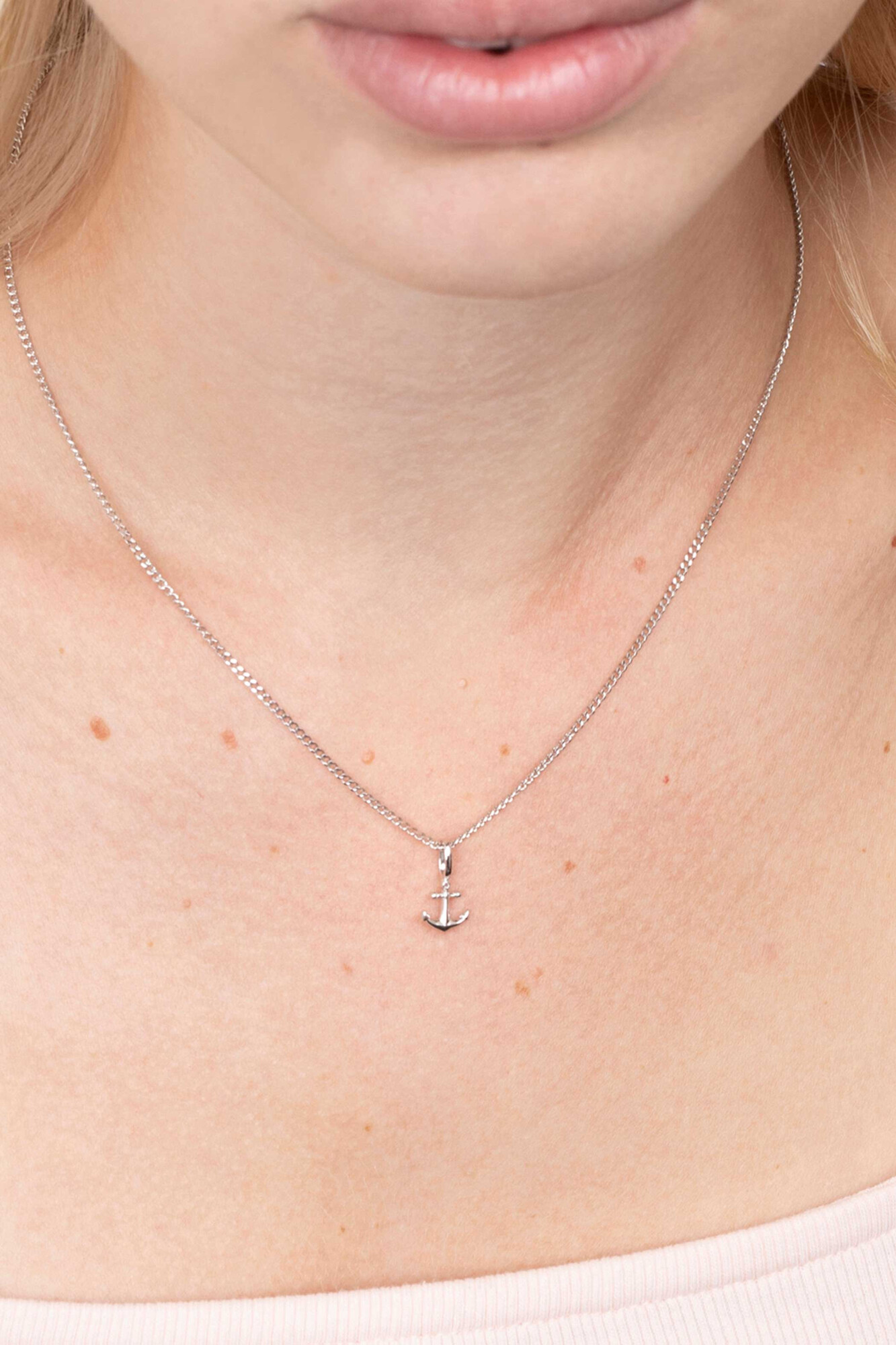 ZINZI silberner Anhänger Anker ZIH2063