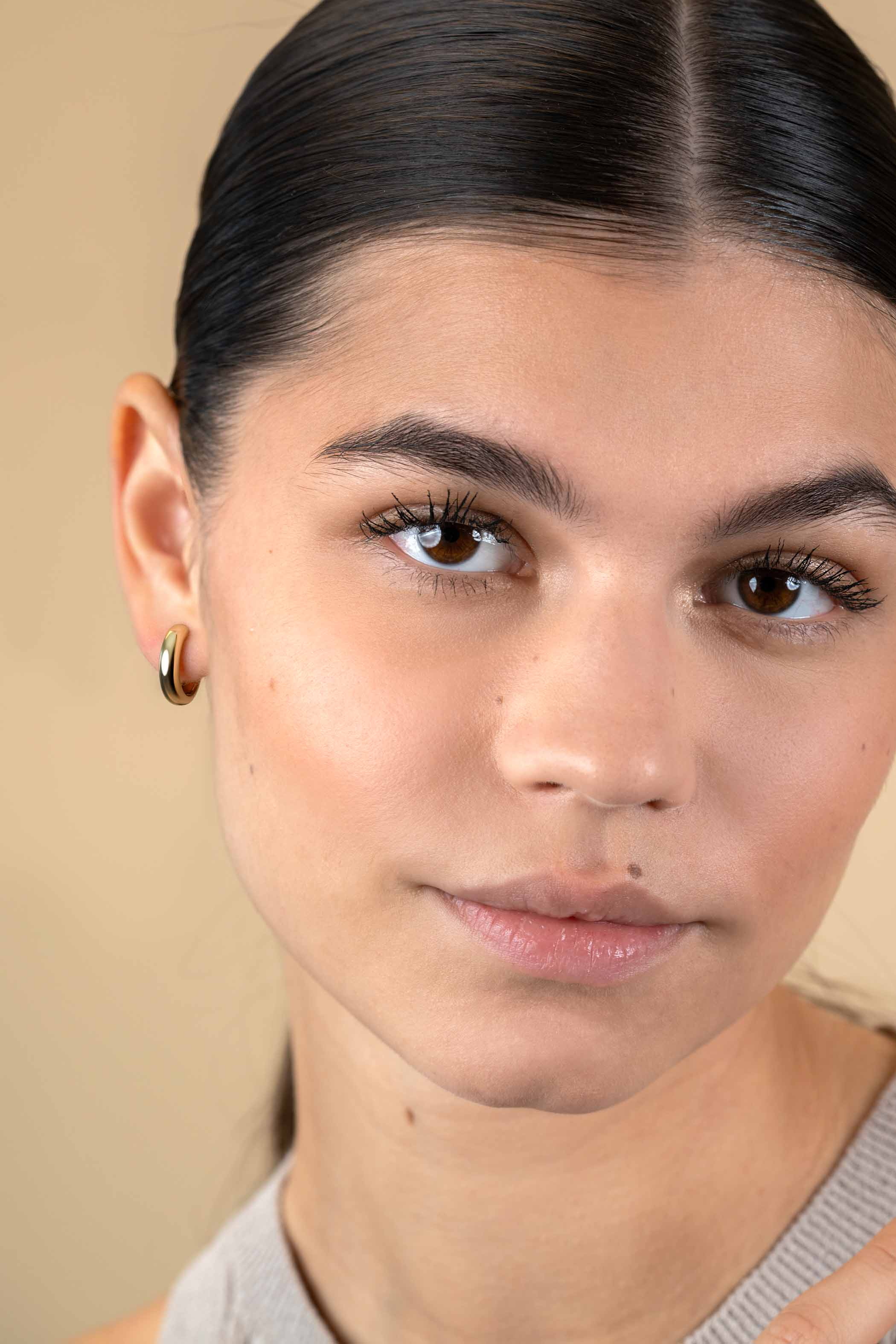 ZINZI zlv. oorringen gg.verg. half rond 14.5x4mm