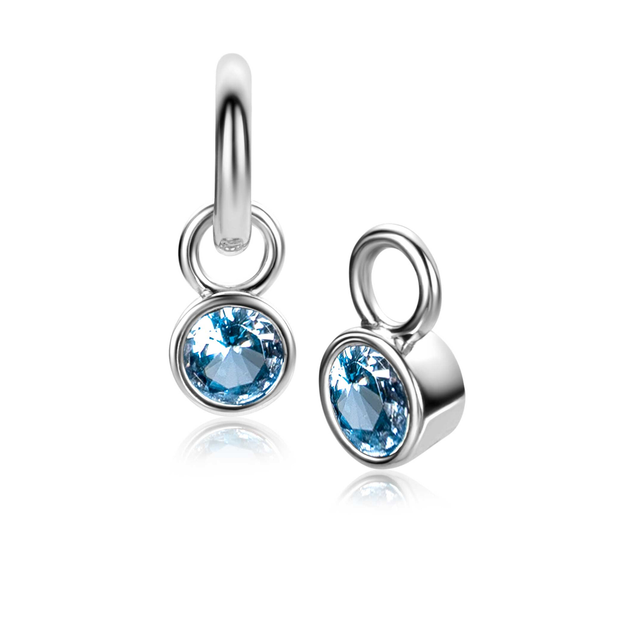 ZINZI zlv.oorbedels birthstones topaas cz