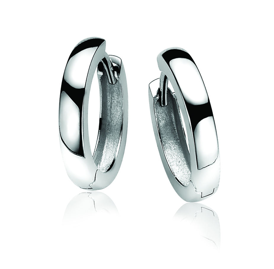 Zinzi silberne Kreolen 17 x 3mm ZIO186