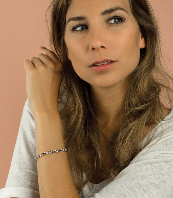 Zinzi silbernes Jasseron Armband 5mm breit 19cm ZIA1009