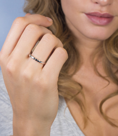 ZINZI silberner Ansteckring glatt rund ZIR1176