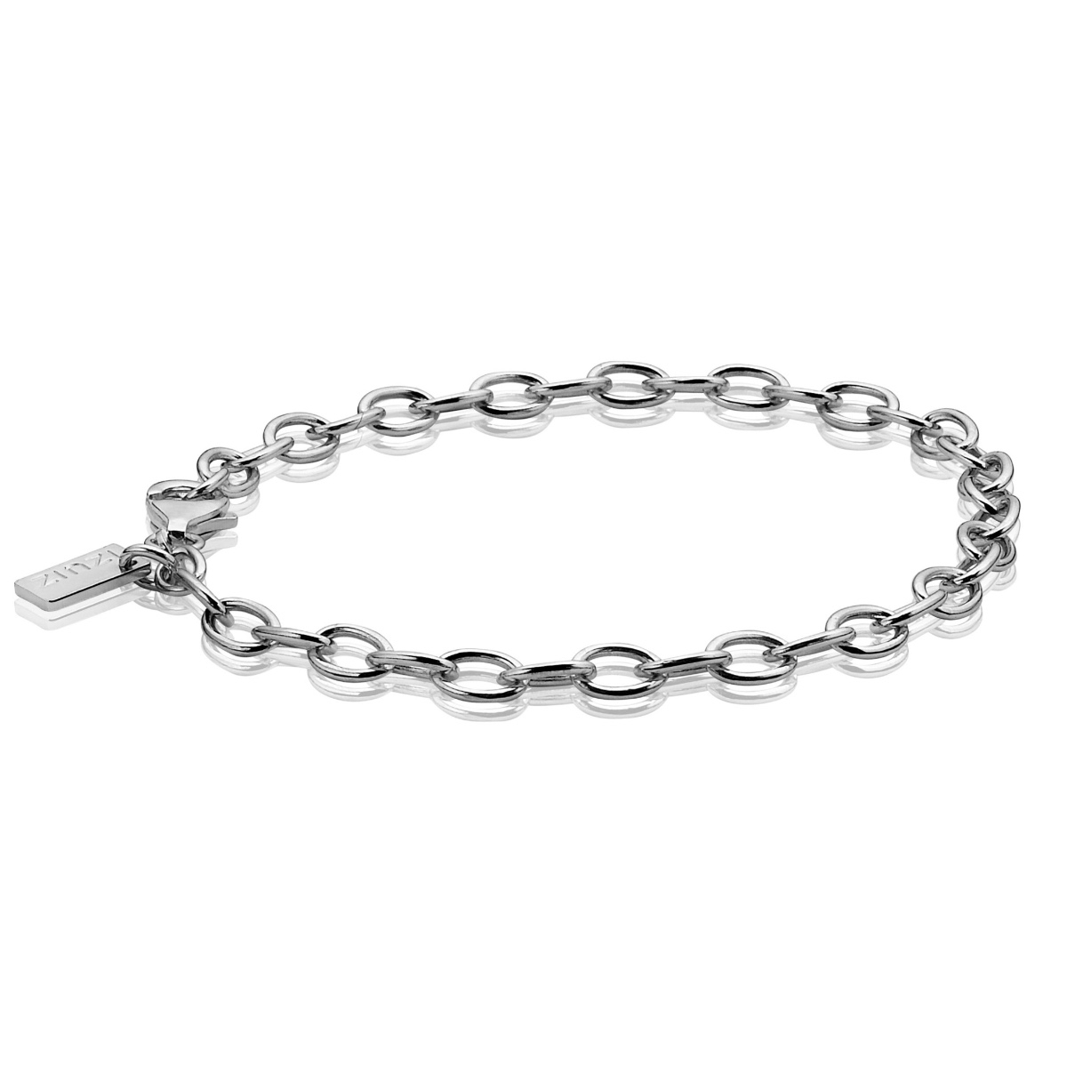 Zinzi silberner Charm Armband 19cm CH-A3