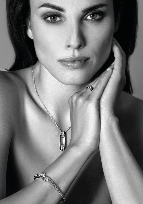 Mart Visser by ZINZI silberner Ring Kette glatt MVR4