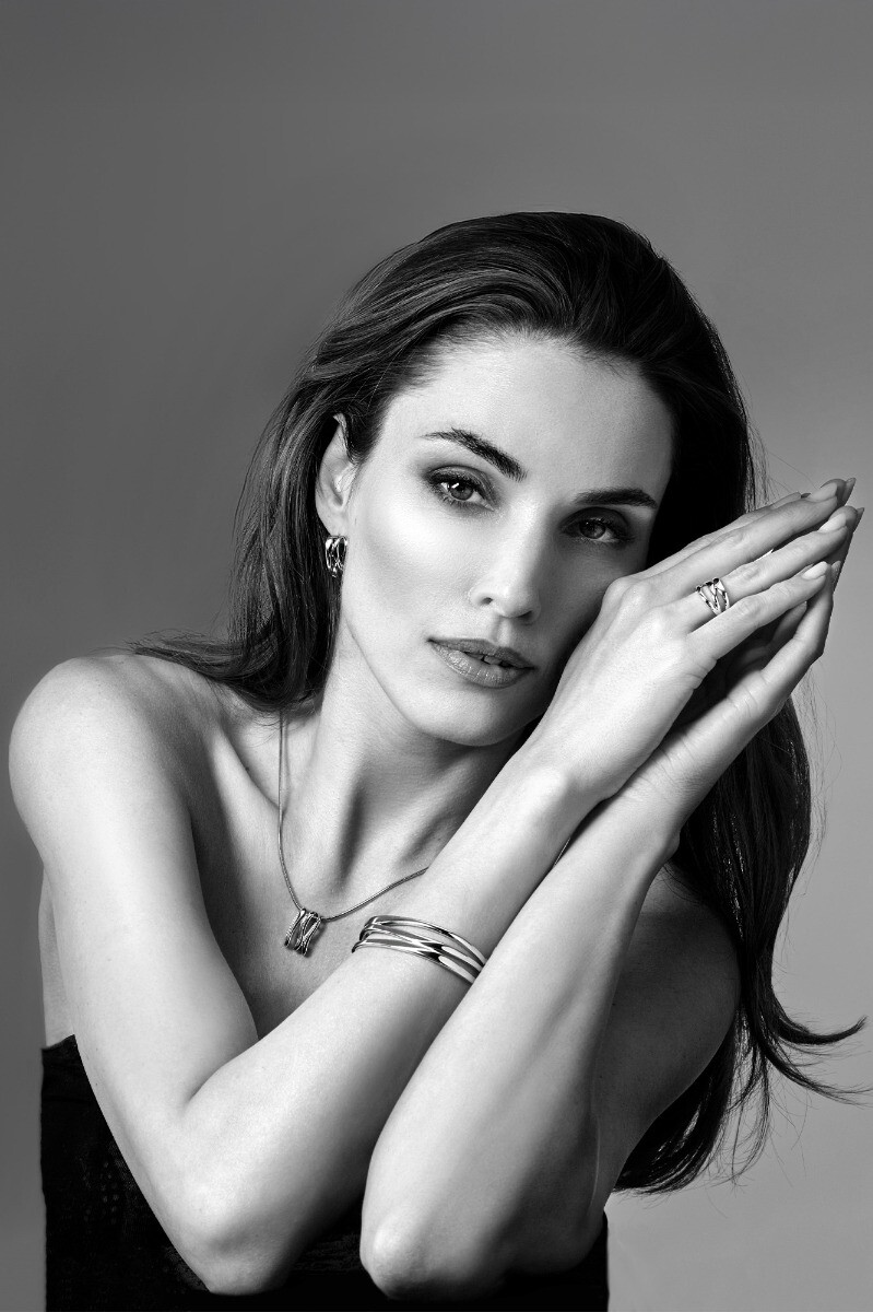 45cm Mart Visser by ZINZI Silber-Schlangenkette mit organisch geformtem Anhänger 21mm MVC25