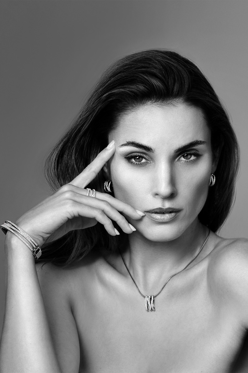 Mart Visser by ZINZI Silber-Multi-Look-Ring 11,5mm breit, organisch geformt und besetzt mit weißen Zirkoniasteinen MVR26