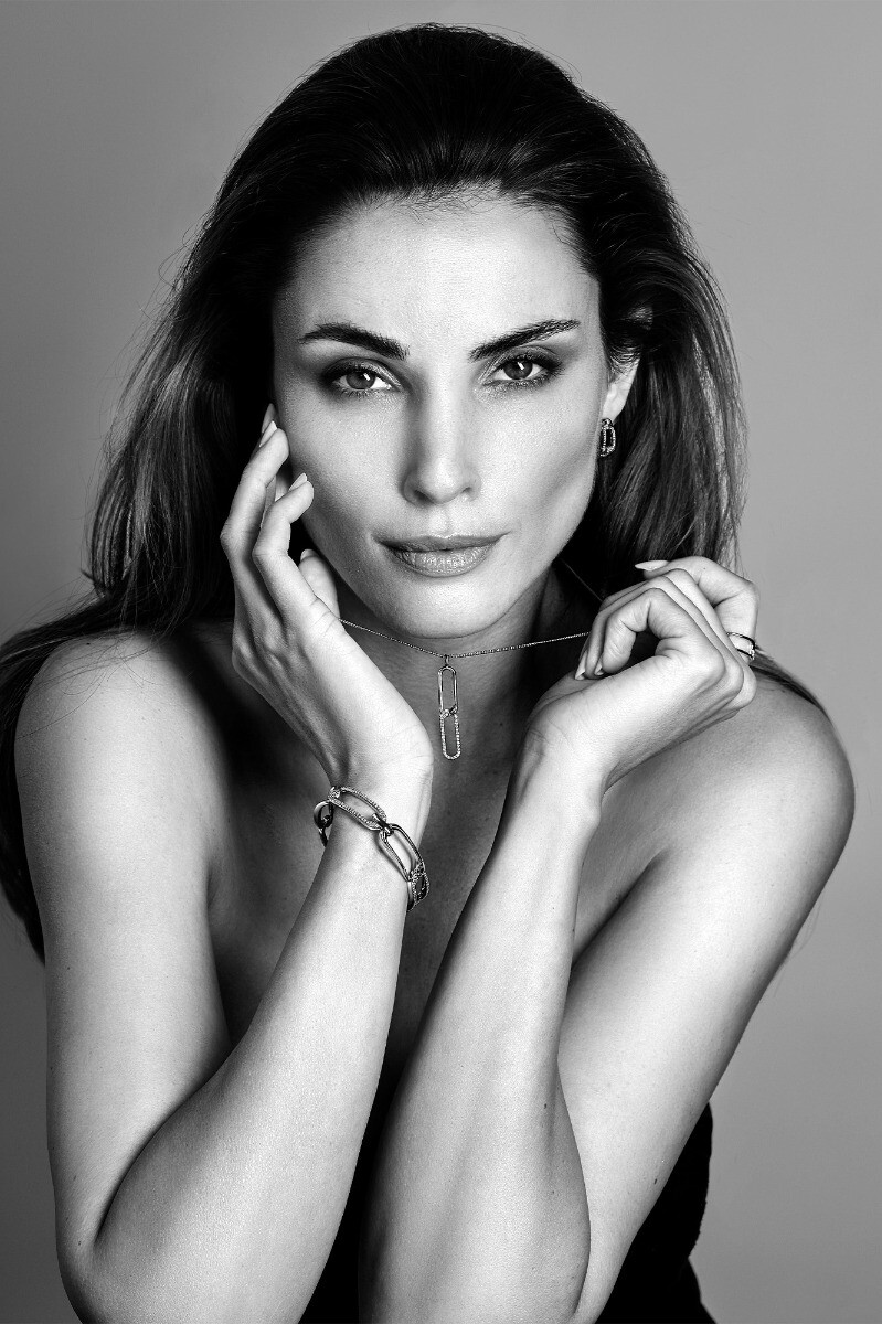 Mart Visser by ZINZI Silber-Schmuckarmband 10mm mit rechteckigen Gliedern, besetzt mit weißen Zirkoniasteinen MVA28