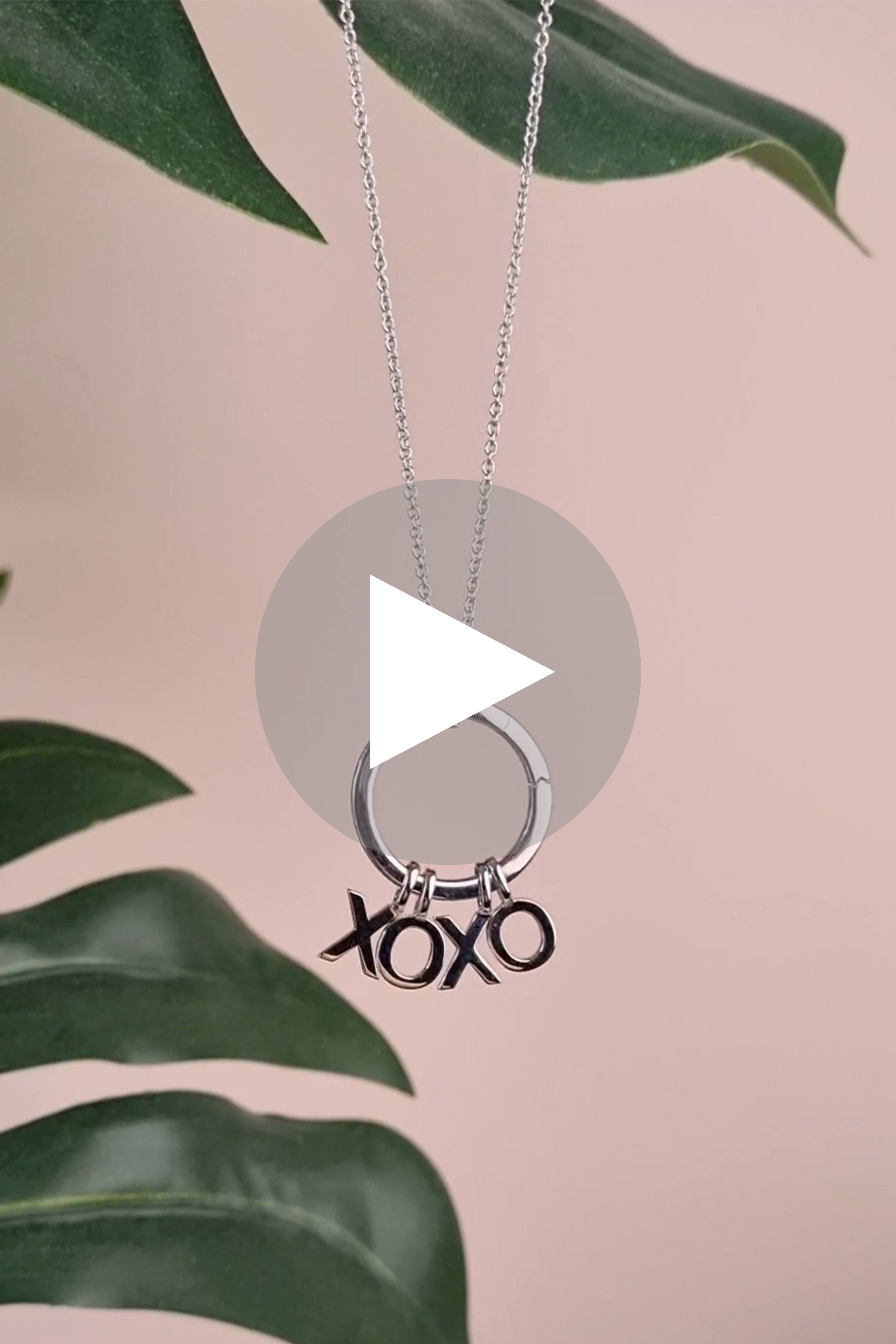 ZINZI silberner runder Anhänger 17mm mit geschlossenem Ring  weiß ZIH2060