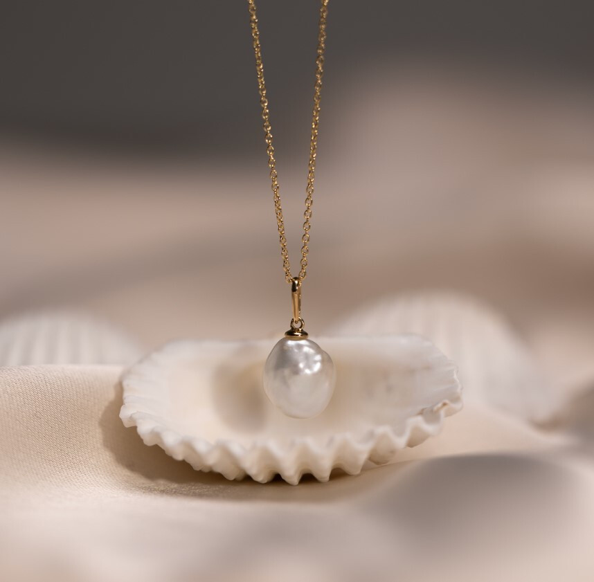 ZINZI GOLD hanger zoetwater parel