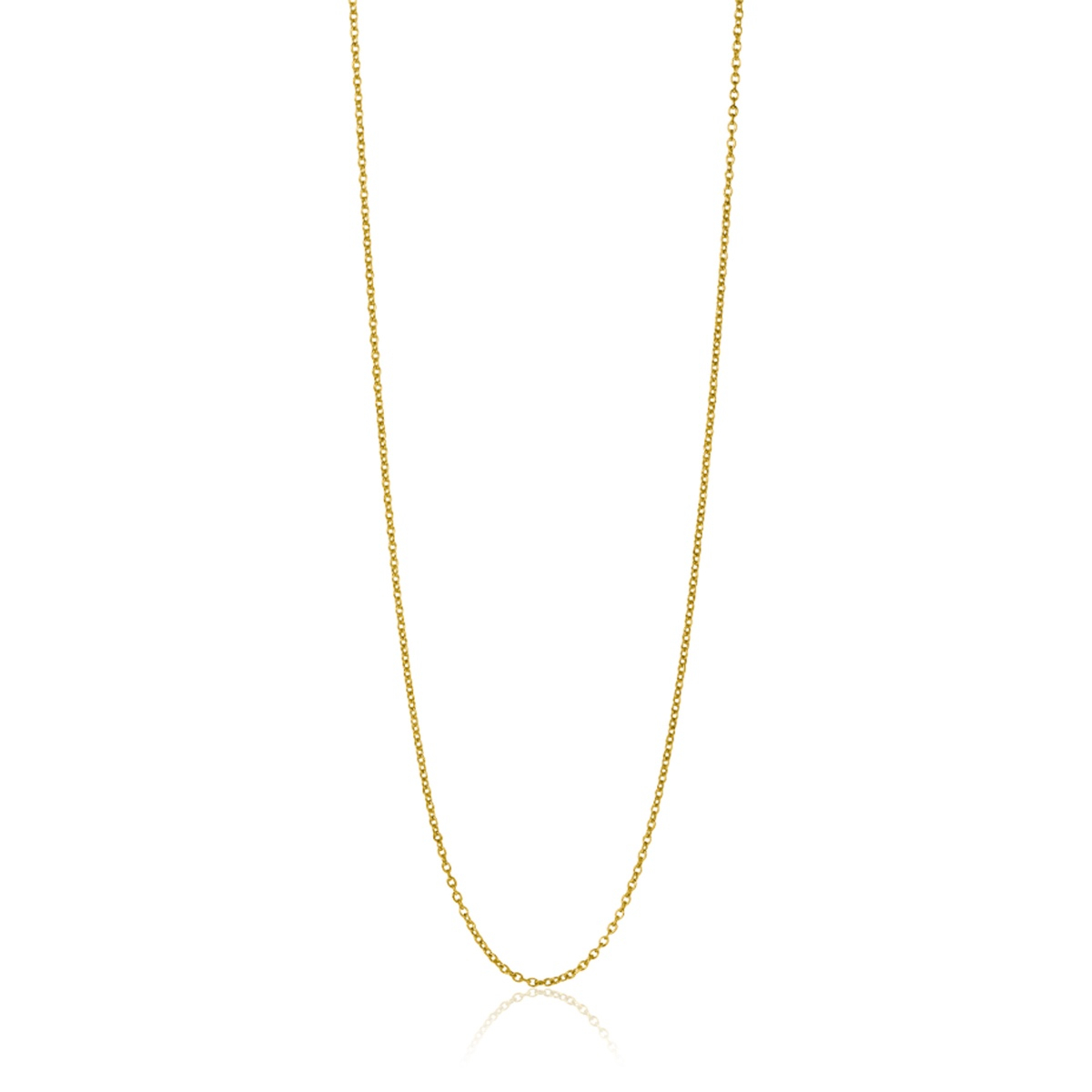 ZINZI GOLD anker lengtecollier 0,7mm 42cm