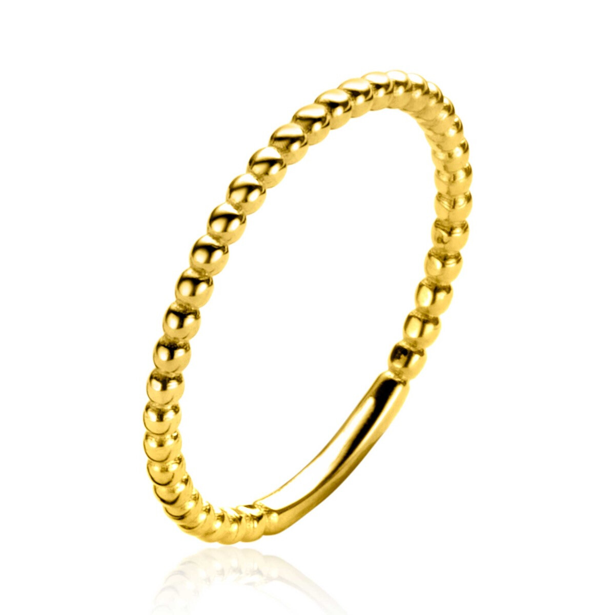 ZINZI Gold ring bolletjes 1.5mm mt. 58