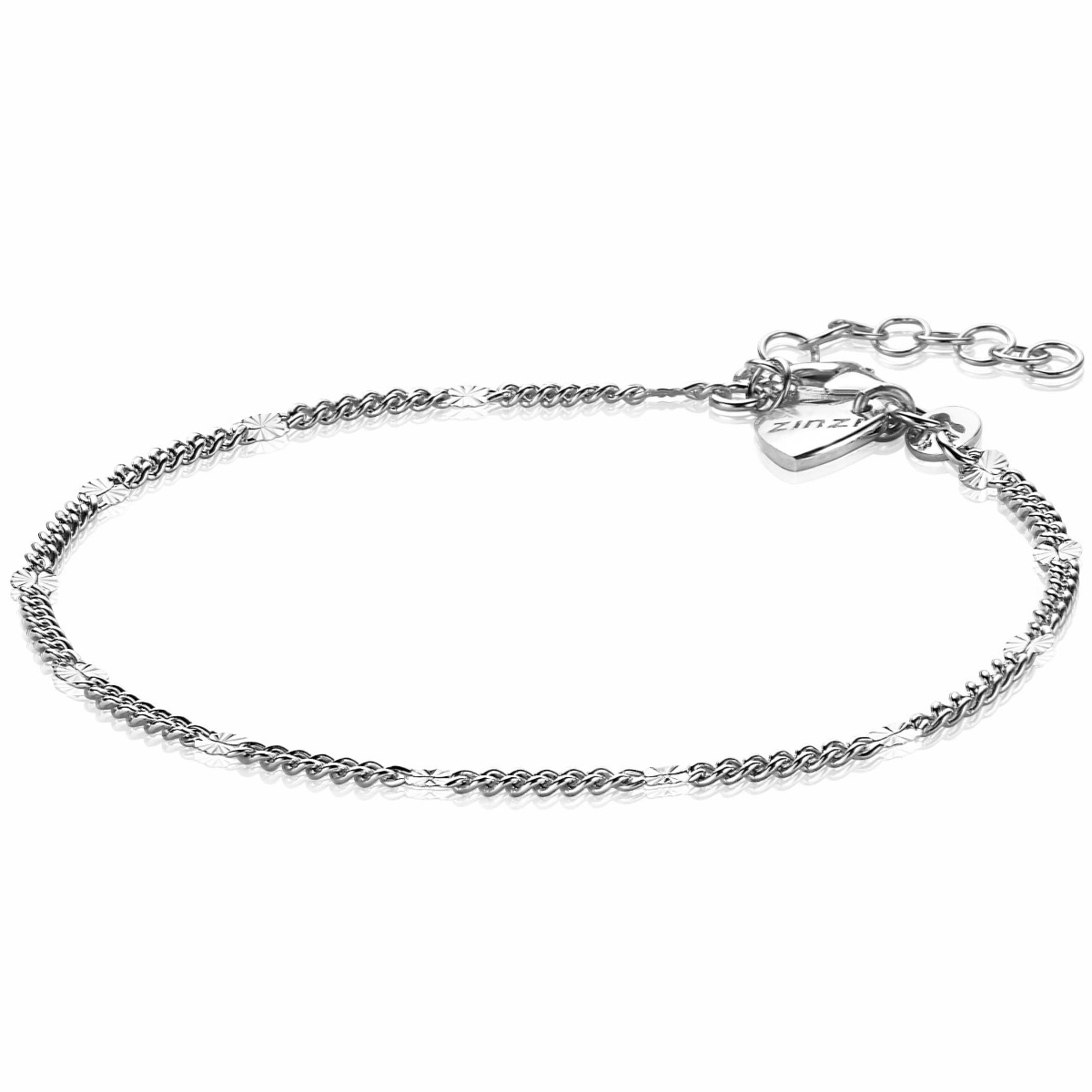 ZINZI silbernes Gourmet Fantasie Armband 2,7mm breit 17-20cm ZIA2157