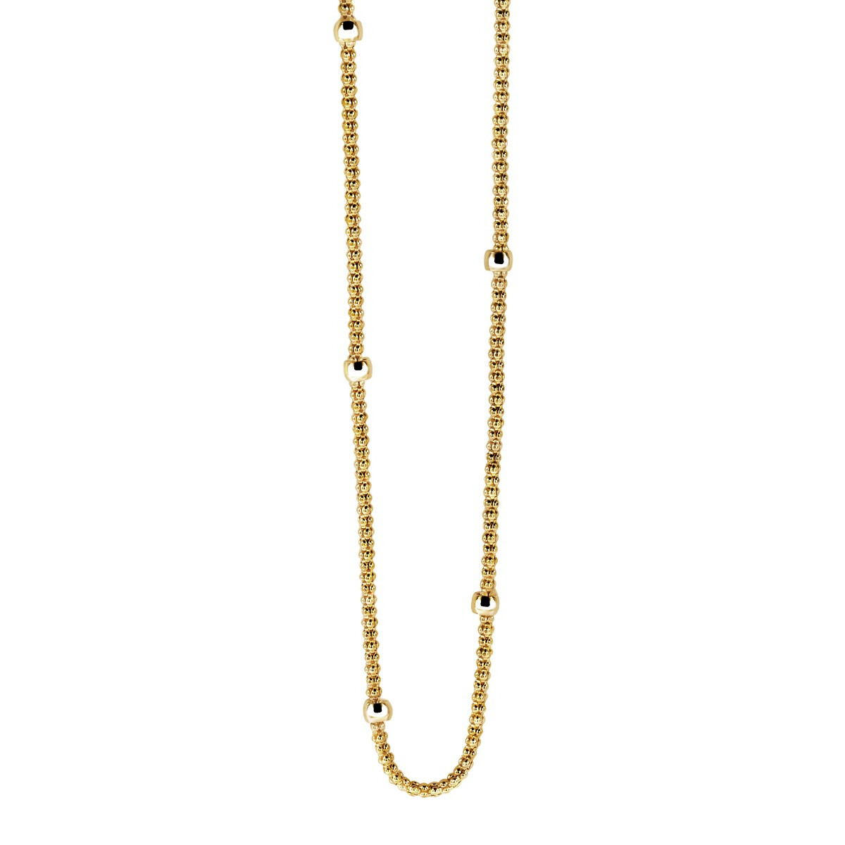 ZINZI silberne Fantasie Kette gelb vergoldet 42-45cm ZIC1128G