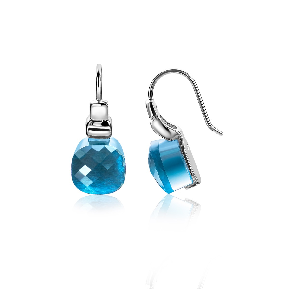 ZINZI zlv. oorsieraden VK blauw