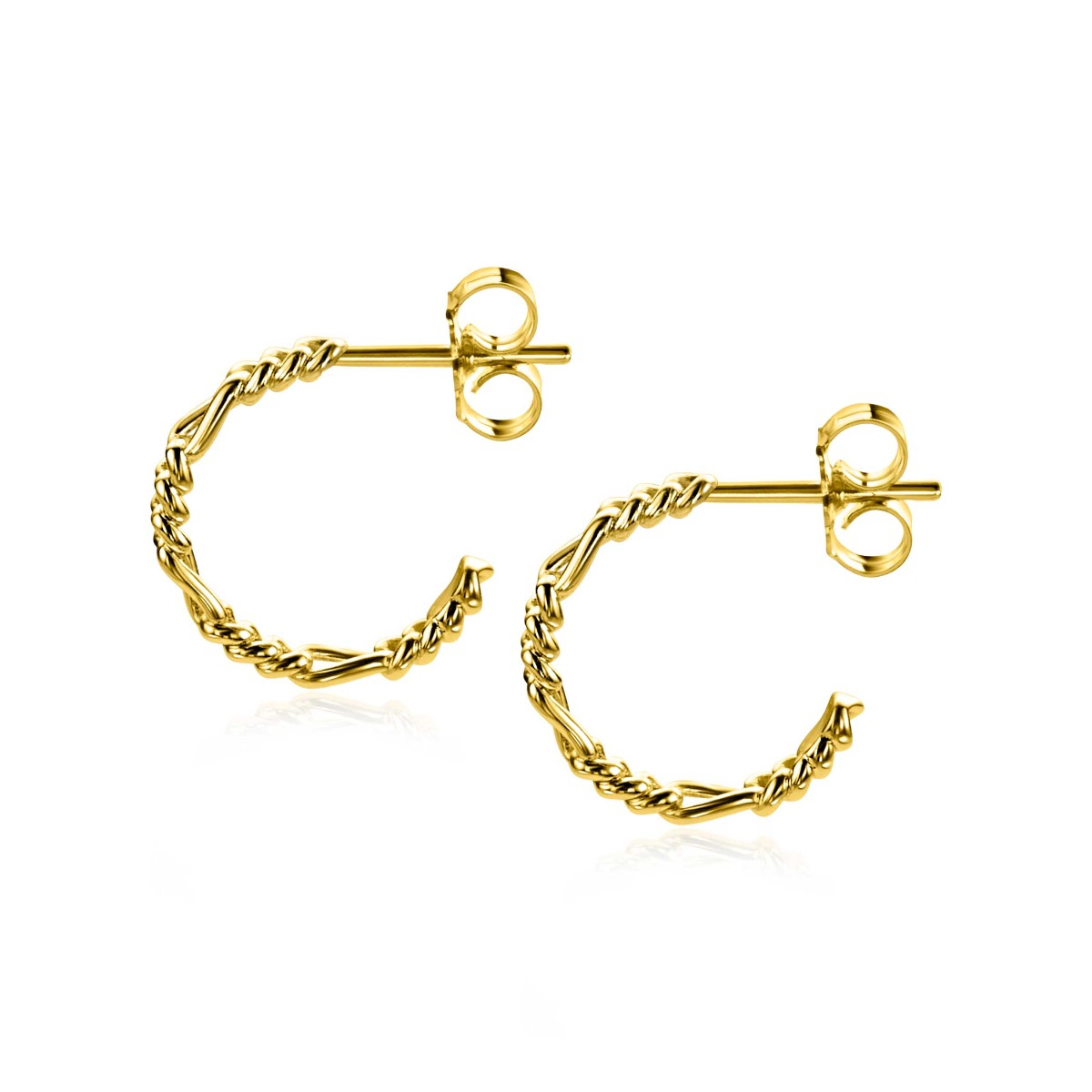 ZINZI zlv. oorstekers gg.verg. rond figaro 16x3mm