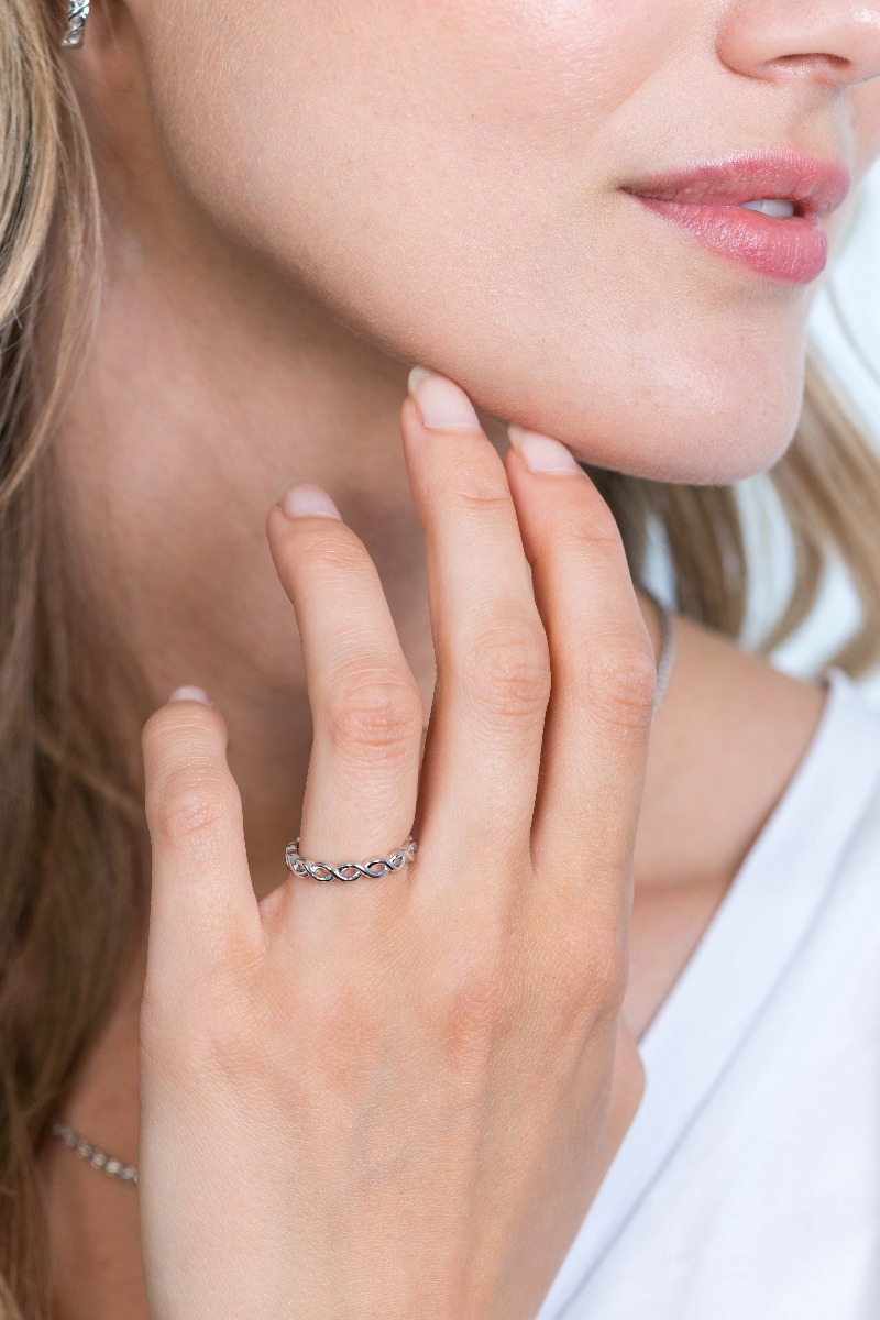 ZINZI silberner Ansteckring Infinity  ZIR1265