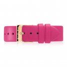 ZINZI Retro Lederarmband frosa roségoldfarbende Stahlschließe 18mm RETBand25