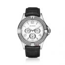 ZINZI Watch weißes Zifferblatt schwarzes Band UNO6