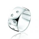 ZINZI DIAMONDS silberner Ring Diamant weiß ZDR47