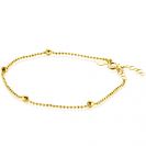 ZINZI GOLD bolletjes armband met 4x bol 16-19cm