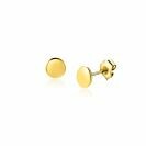 
5mm ZINZI Gold 14-karätige Goldohrstecker, glatt und rund. ZGO503