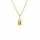 ZINZI GOLD hanger slotje met sleutelgat