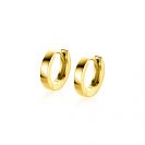ZINZI GOLD klapcreolen 11,7 x 2,2mm