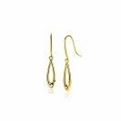 ZINZI GOLD oorhangers ovaal open