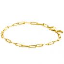 ZINZI GOLD armband paperclip schakels 3mm