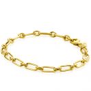 ZINZI GOLD armband fantasie ovale schakels 5mm
