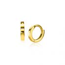 ZINZI GOLD oorcreolen glad 8x1.3mm