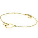 ZINZI 14 Karat Gold Jasseron Armband runde Formen 18-20cm ZGA113
