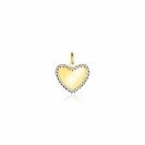 ZINZI GOLD hanger hart gediam. randje 10mm
