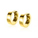 ZINZI GOLD klapcreolen 12,4 x 3,6mm