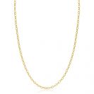 ZINZI GOLD collier ronde schakels gediamanteerd