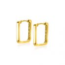 ZINZI GOLD klapcreolen rechthoek 16x2mm