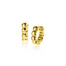ZINZI GOLD klapcreolen bolletjes 11 x 3,3mm