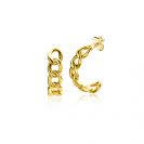 ZINZI GOLD oorstekers half gourmet schakels 3,6mm