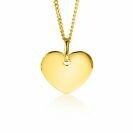 ZINZI GOLD hanger hart glad 12mm