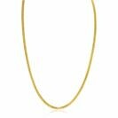ZINZI GOLD collier popcorn 3mm 43cm