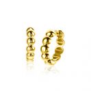 ZINZI GOLD klapcreolen bolletjes 13 x 3,3mm