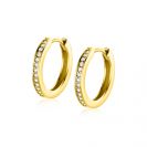 ZINZI GOLD klapcreolen 14,7 x 2,1mm