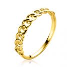 ZINZI Gold ring gourmet schakel 3.6mm mt. 58
