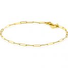 ZINZI Gold 14 Karat Gold Armband mit Paperclip Gliedern 1,9mm breit ZGA298